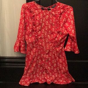 Topshop ruffle romper